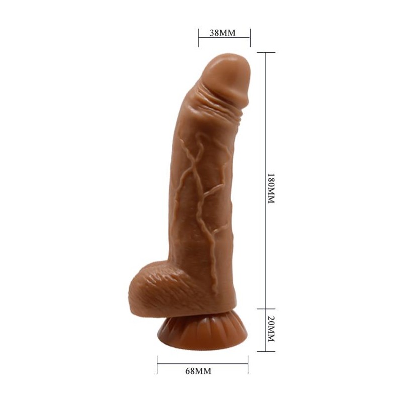 Dildo członek realistyczny penis przyssawka 18cm